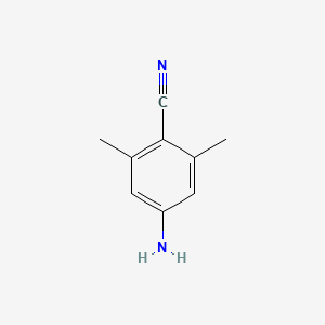 Chemical structure of 4-Amino-2,6-dimethylbenzonitrile