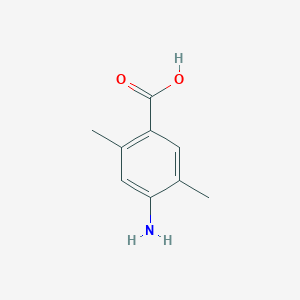 Chemical structure of 4-Amino-2,5-dimethylbenzoic acid