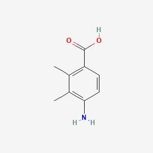 Chemical structure of 4-Amino-2,3-dimethylbenzoic acid