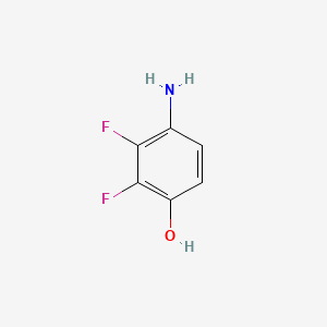 Chemical structure of 4-Amino-2,3-difluorophenol