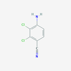 Chemical structure of 4-Amino-2,3-dichlorobenzonitrile