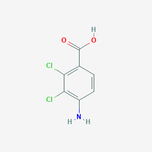 Chemical structure of 4-Amino-2,3-dichlorobenzoic acid