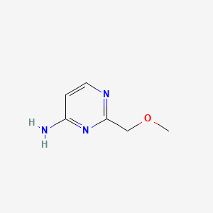 Chemical structure of 2-(Methoxymethyl)pyrimidin-4-amine