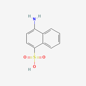 Chemical structure of 4-Amino-1-naphthalenesulfonic Acid