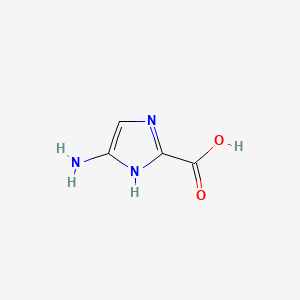 Chemical structure of 4-Amino-1H-imidazole-2-carboxylic acid
