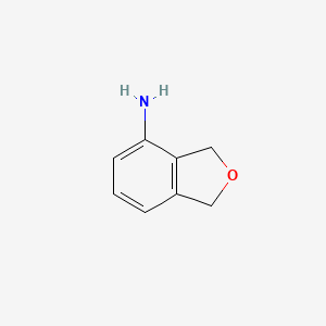 Chemical structure of 4-Amino-1,3-dihydroisobenzofuran