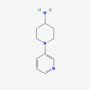 Chemical structure of 4-Amino-1-(3-pyridyl)piperidine