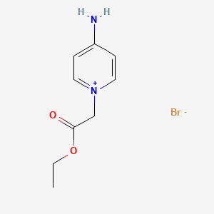 Chemical structure of 4-Amino-1-(2-ethoxy-2-oxoethyl)pyridin-1-ium bromide