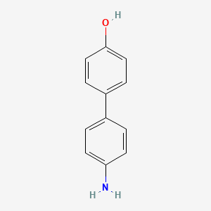 Chemical structure of 4-Amino-4'-hydroxybiphenyl