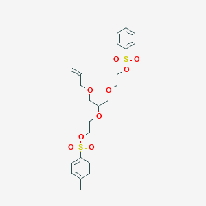 Chemical structure of 4-allyloxymethyl-3,6-dioxa-1,8-octanediol ditosylate
