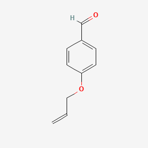 Chemical structure of 4-Allyloxybenzaldehyde