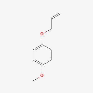 Chemical structure of 4-Allyloxyanisole