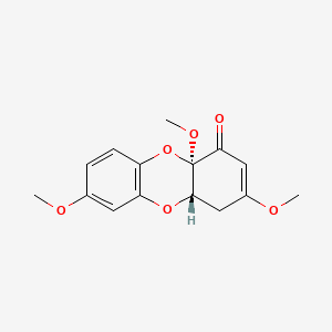 Chemical structure of 4a-Demethoxysampsone B