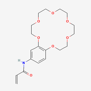 Chemical structure of 4-Acryloylamidobenzo-18-crown-6