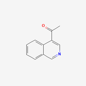 Chemical structure of 4-Acetylisoquinoline