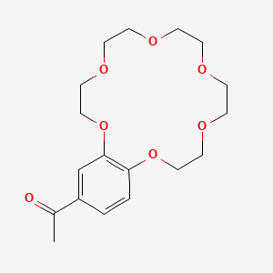 Chemical structure of 4'-Acetylbenzo-18-crown 6-Ether