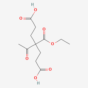 Chemical structure of 4-Acetyl-4-(Ethoxycarbonyl)Heptanedioic Acid