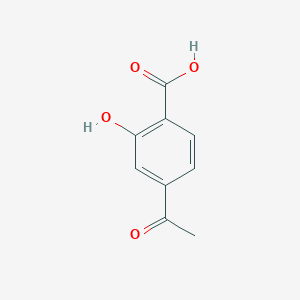Chemical structure of 4-Acetyl-2-hydroxybenzoic acid
