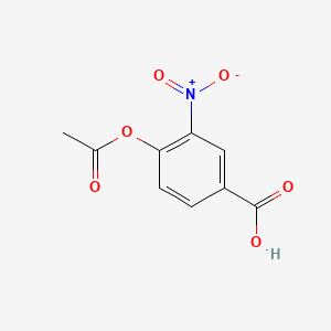Chemical structure of 4-Acetoxy-3-nitrobenzoic acid