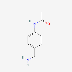 Chemical structure of 4-Acetamidobenzylamine