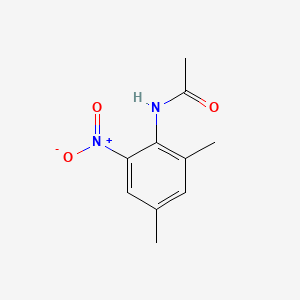 Chemical structure of 4-Acetamido-5-nitro-m-xylene