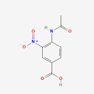 Chemical structure of 4-Acetamido-3-Nitrobenzoic Acid