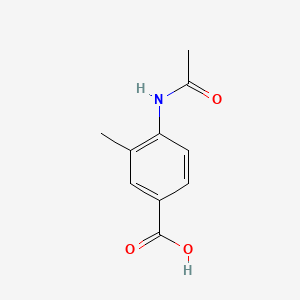 Chemical structure of 4-Acetamido-3-methylbenzoic acid