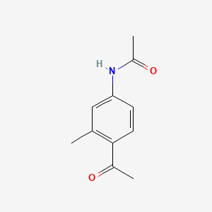 Chemical structure of 4'-Acetamido-2'-methylacetophenone