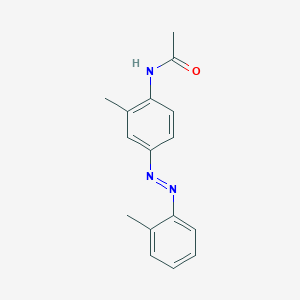 Chemical structure of 4-Acetamido-2',3-dimethylazobenzene