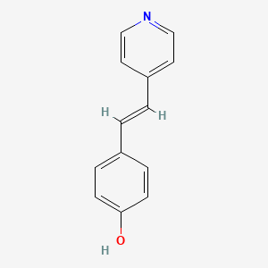 Chemical structure of (E)-4-(4-Hydroxystyryl)pyridine