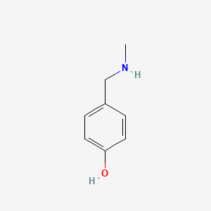 Chemical structure of 4-[(Methylamino)methyl]phenol