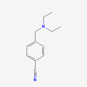 Chemical structure of 4-[(Diethylamino)methyl]benzonitrile