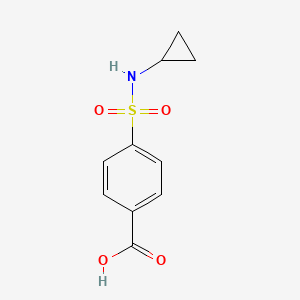 Chemical structure of 4-(Cyclopropylsulfamoyl)benzoic acid