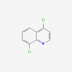 Chemical structure of 4,8-Dichloroquinoline