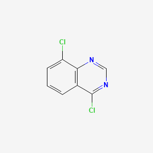 Chemical structure of 4,8-Dichloroquinazoline
