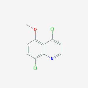 Chemical structure of 4,8-Dichloro-5-methoxyquinoline