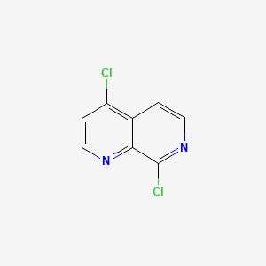 Chemical structure of 4,8-Dichloro-1,7-naphthyridine