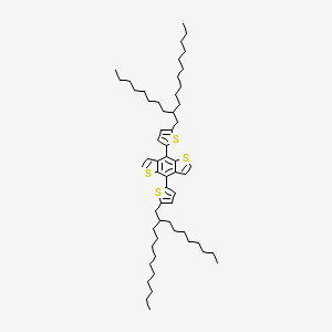 Chemical structure of 4,8-bis(5-octyldodecylthiophen-2-yl)benzo[1,2-b; 4,5-b’]dithiophene