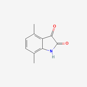 Chemical structure of 4,7-Dimethylisatin