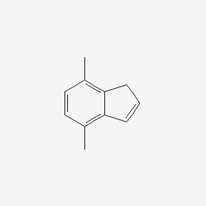 Chemical structure of 4,7-Dimethyl-1H-indene