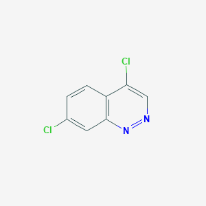 Chemical structure of 4,7-Dichlorocinnoline