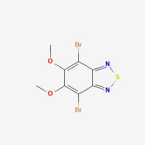 Chemical structure of 4,7-Dibromo-5,6-dimethoxybenzo[c][1,2,5]thiadiazole