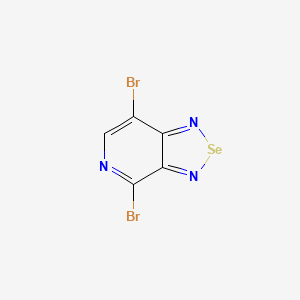 Chemical structure of 4,7-Dibromo-[1,2,5]selenadiazolo[3,4-c]pyridine