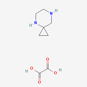 Chemical structure of 4,7-Diaza-spiro[2.5]octane oxalate
