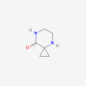 Chemical structure of 4,7-Diazaspiro[2.5]octan-8-one