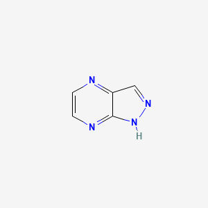 Chemical structure of 4,7-Diaza-1H-indazole