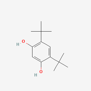 Chemical structure of 4,6-Di-tert-butylresorcinol