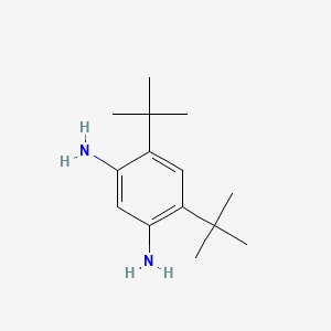 Chemical structure of 4,6-Di-tert-butylbenzene-1,3-diamine