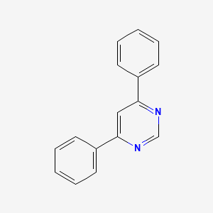 Chemical structure of 4,6-Diphenylpyrimidine