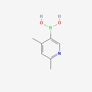 Chemical structure of 4,6-DIMETHYLPYRIDINE-3-BORONIC ACID